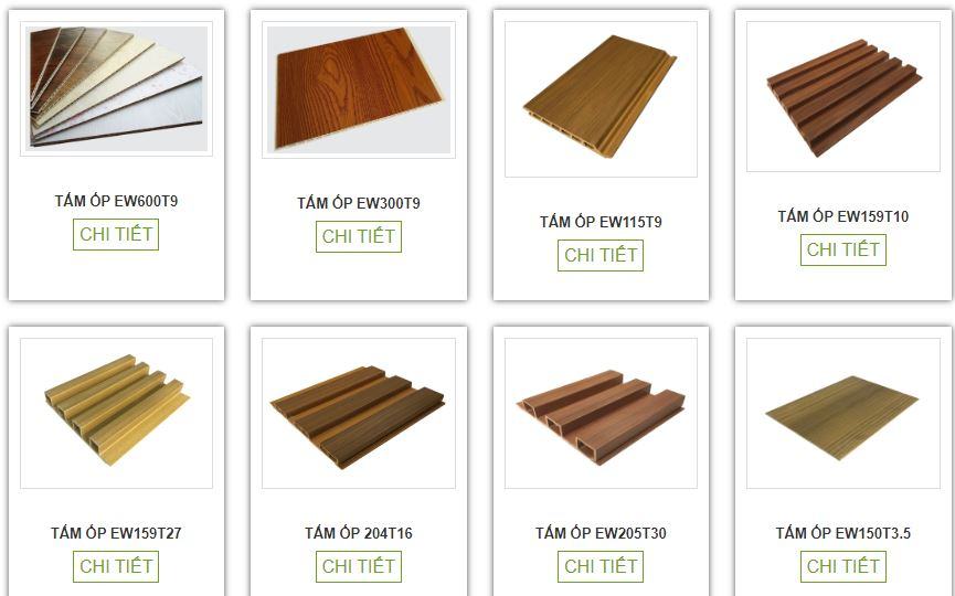 Trần gỗ nhựa composite Ecovina
