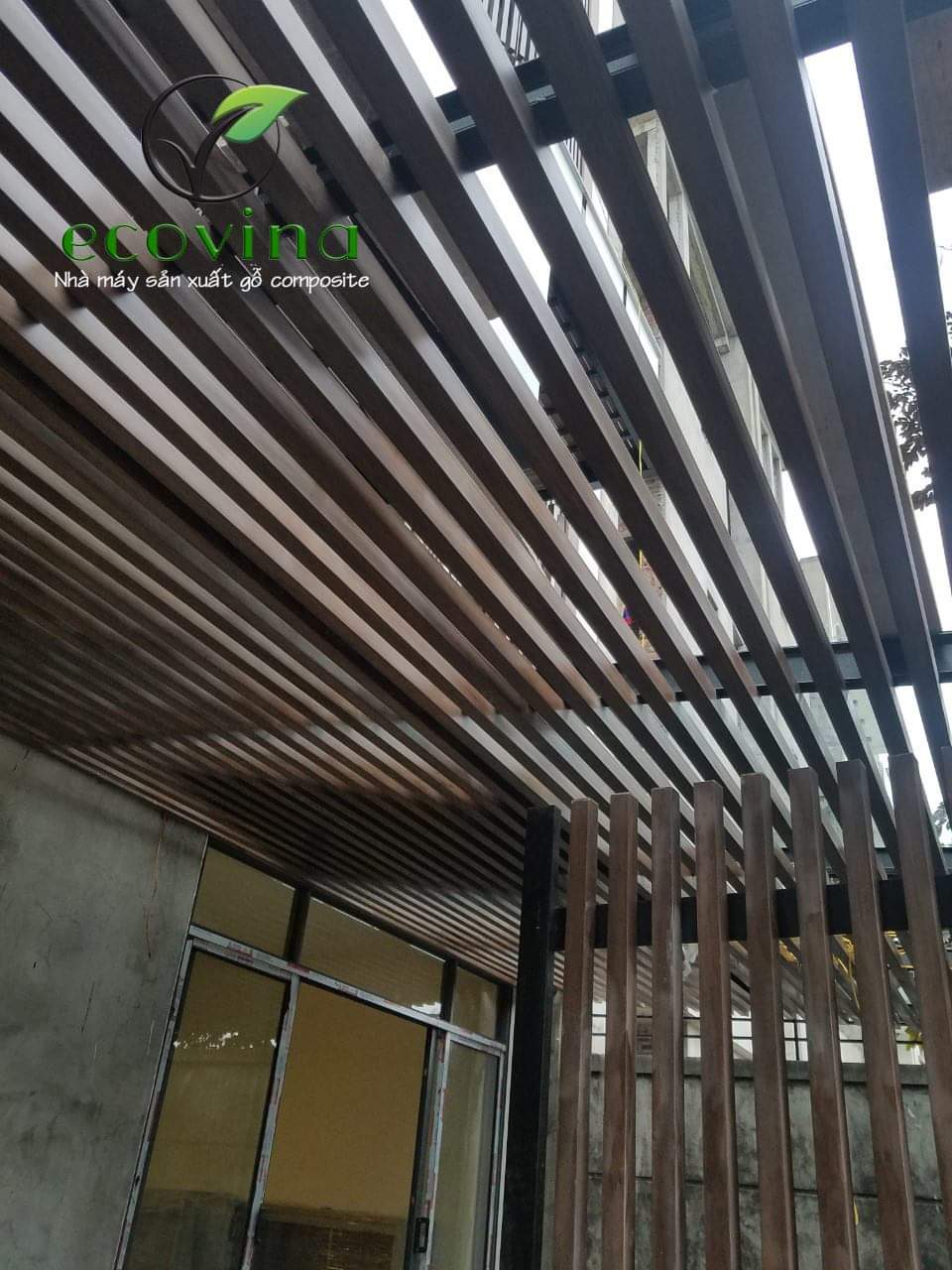 thanh lam gỗ nhựa ngoài trời- lam nhựa giả gỗ tại Đà Nẵng