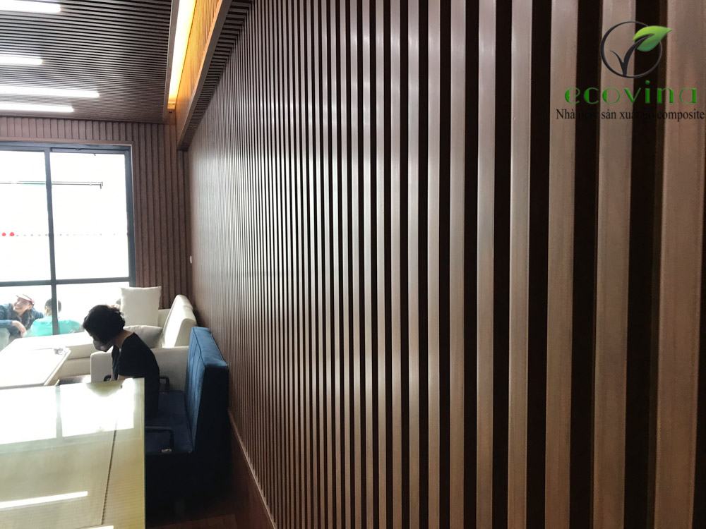 Thi công tấm ốp trần tường gỗ nhựa composite tại Hà Nội