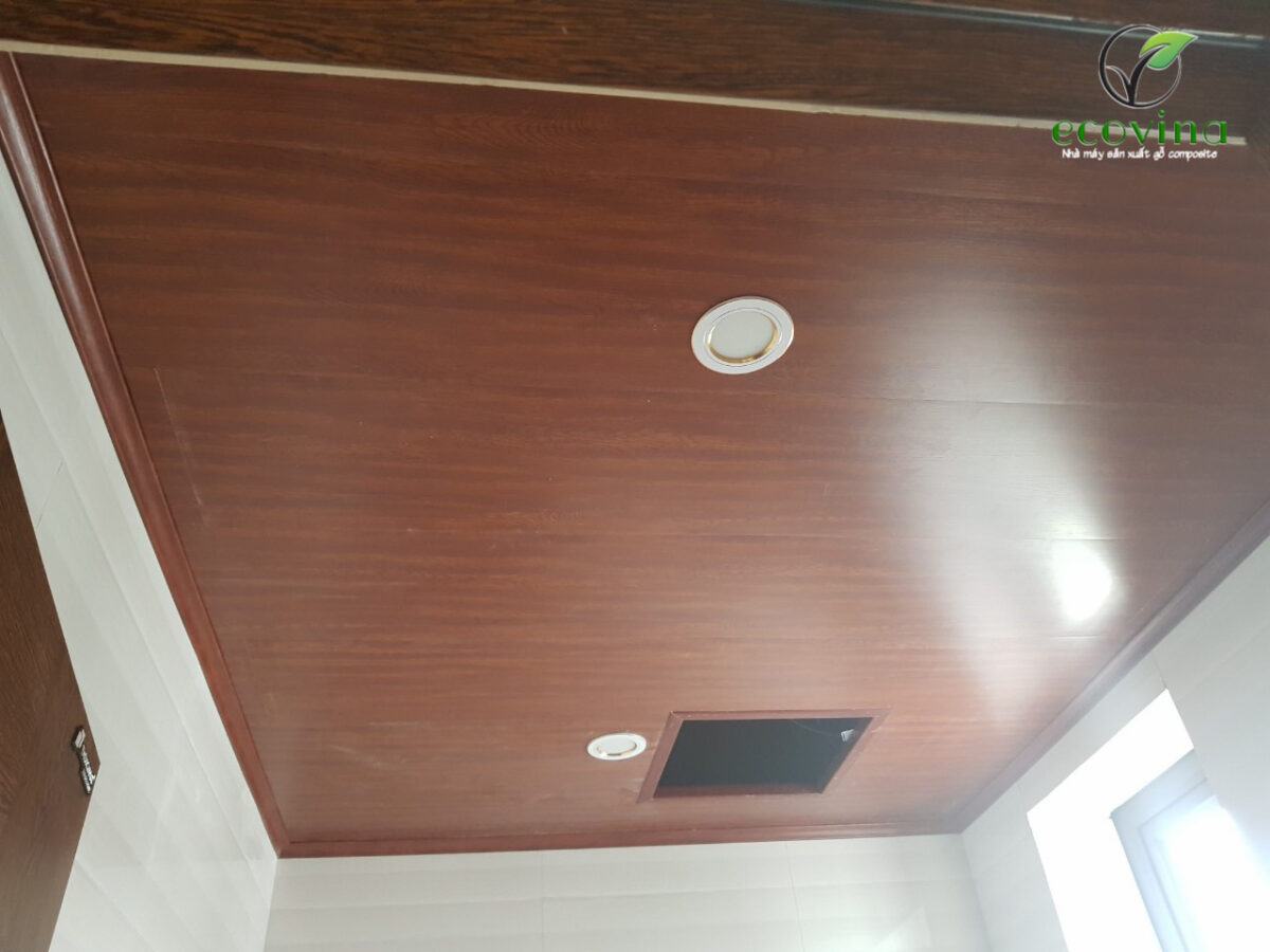 Thi công tấm ốp trần gỗ composite tại Thanh Hóa