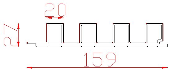 Thông số Tấm ốp phẳng EW159T27