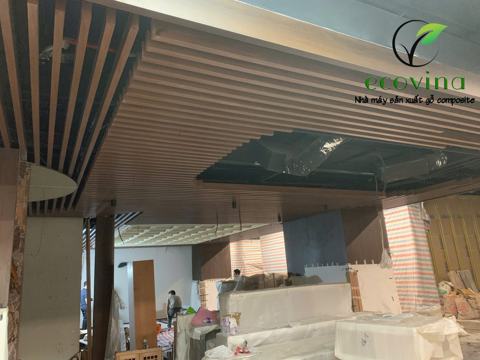 Trần nan gỗ nhựa composite phủ nano, asa, ép đùn 2 lớp - Báo giá mới nhất 